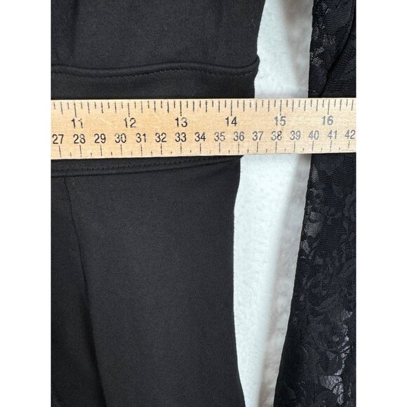 Tripp NYC Black Double Corset Front Hi-Low Hem Dress goth black sz M - Picture 7 of 13